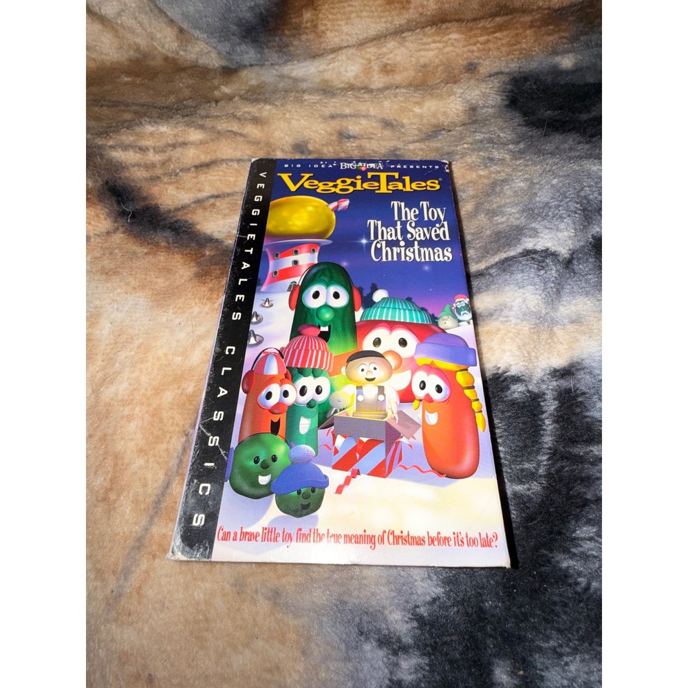 VeggieTales The Toy That‎ Saved Christmas VHS Green Tape Big Idea Classics 2002